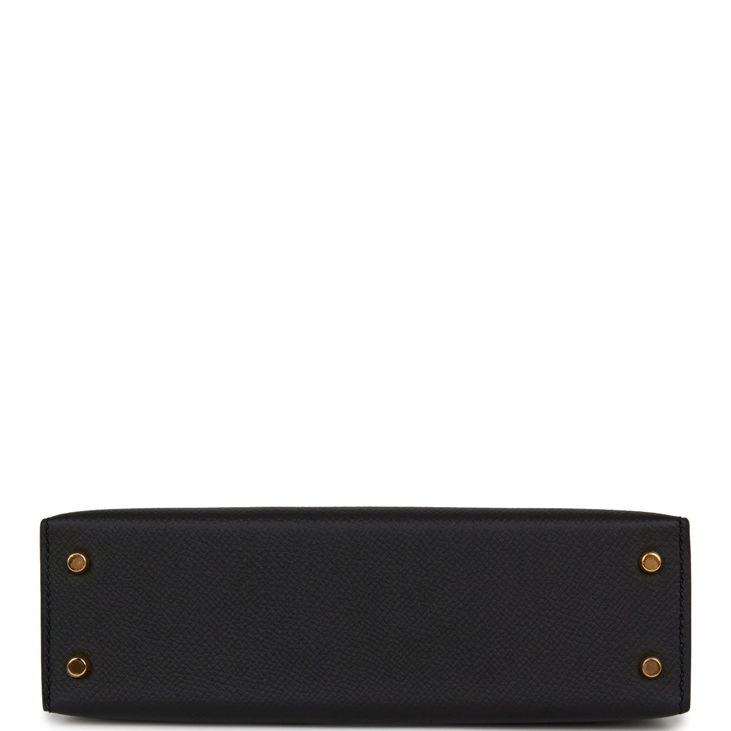 Hermes Kelly Sellier 20 Black Epsom Gold Hardware