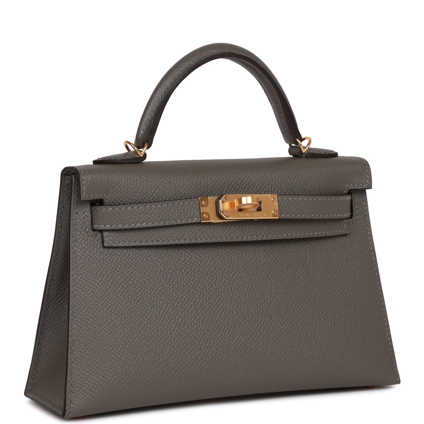 Hermes Kelly Sellier 20 Gris Meyer Epsom Gold Hardware