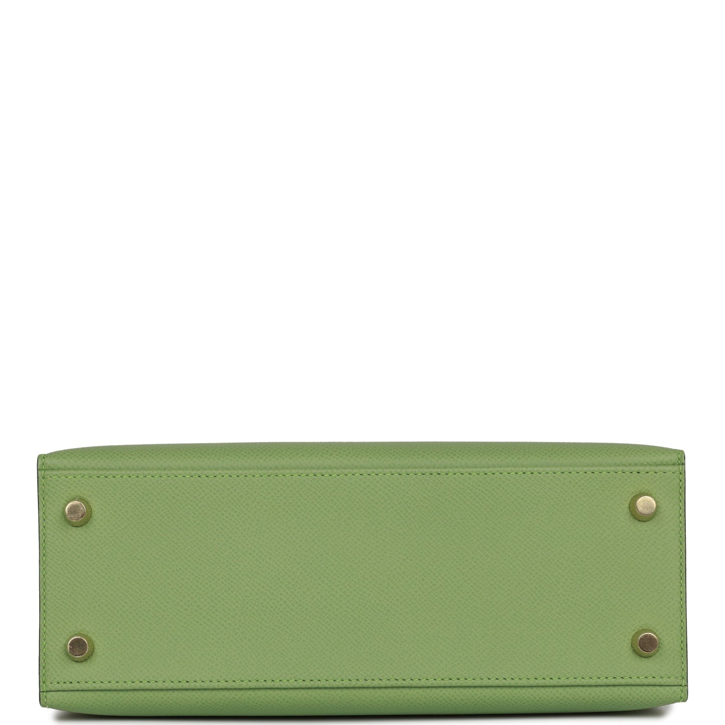 Hermes Kelly Sellier 25 Vert Criquet Epsom Gold Hardware