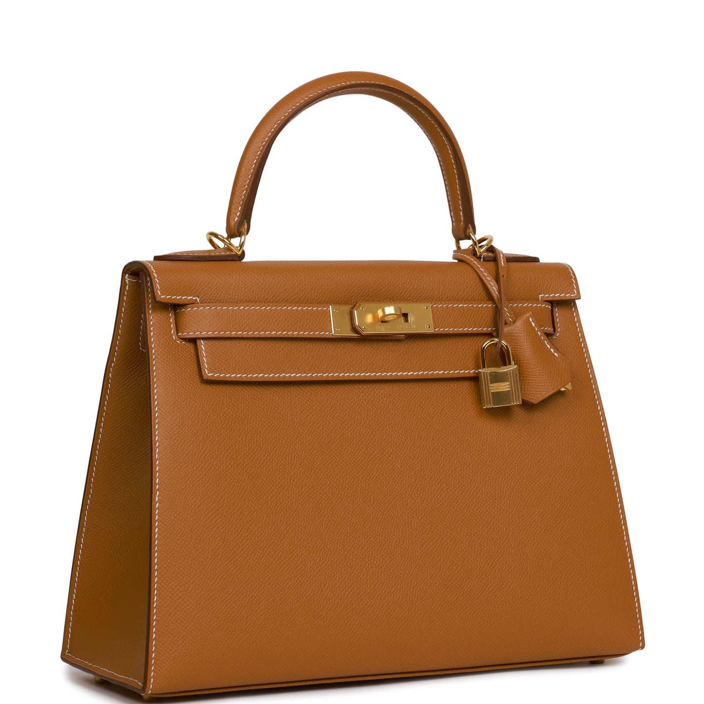 Hermes Kelly Sellier 28 Gold Epsom Gold Hardware