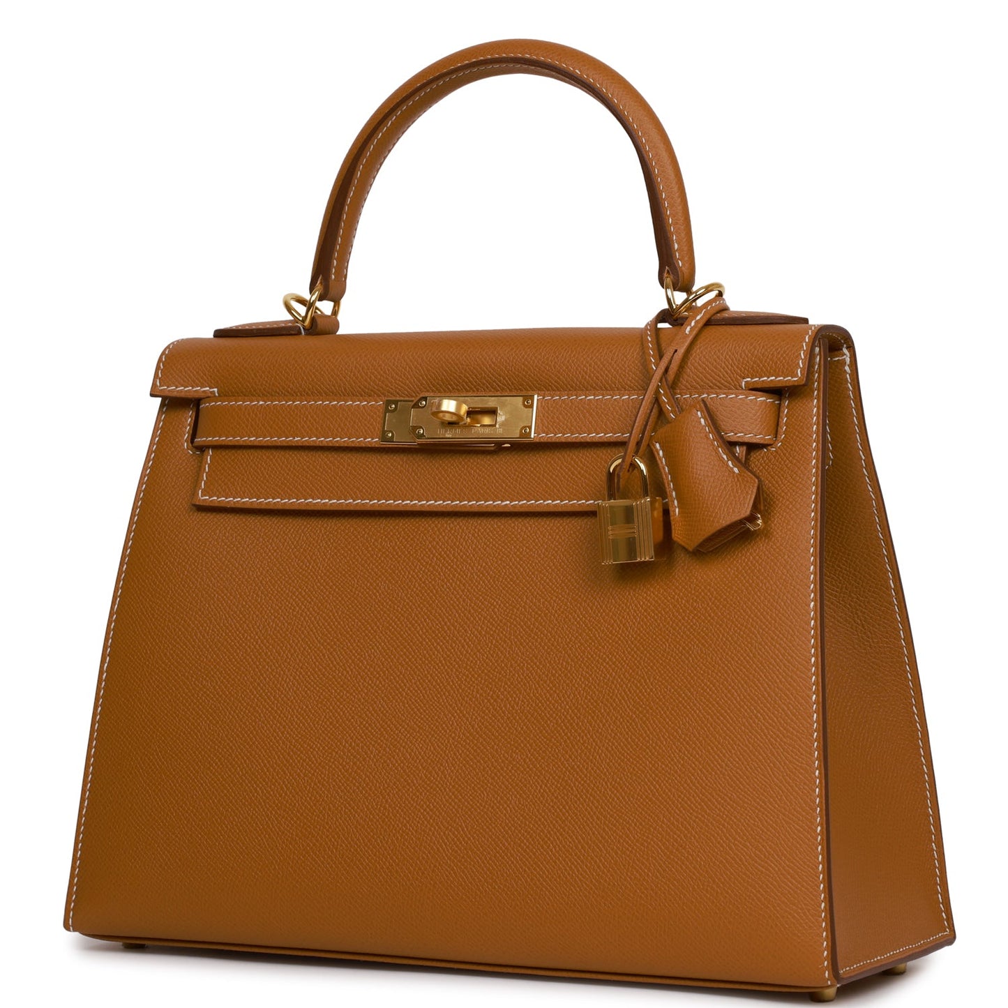 Hermes Kelly Sellier 28 Gold Epsom Gold Hardware