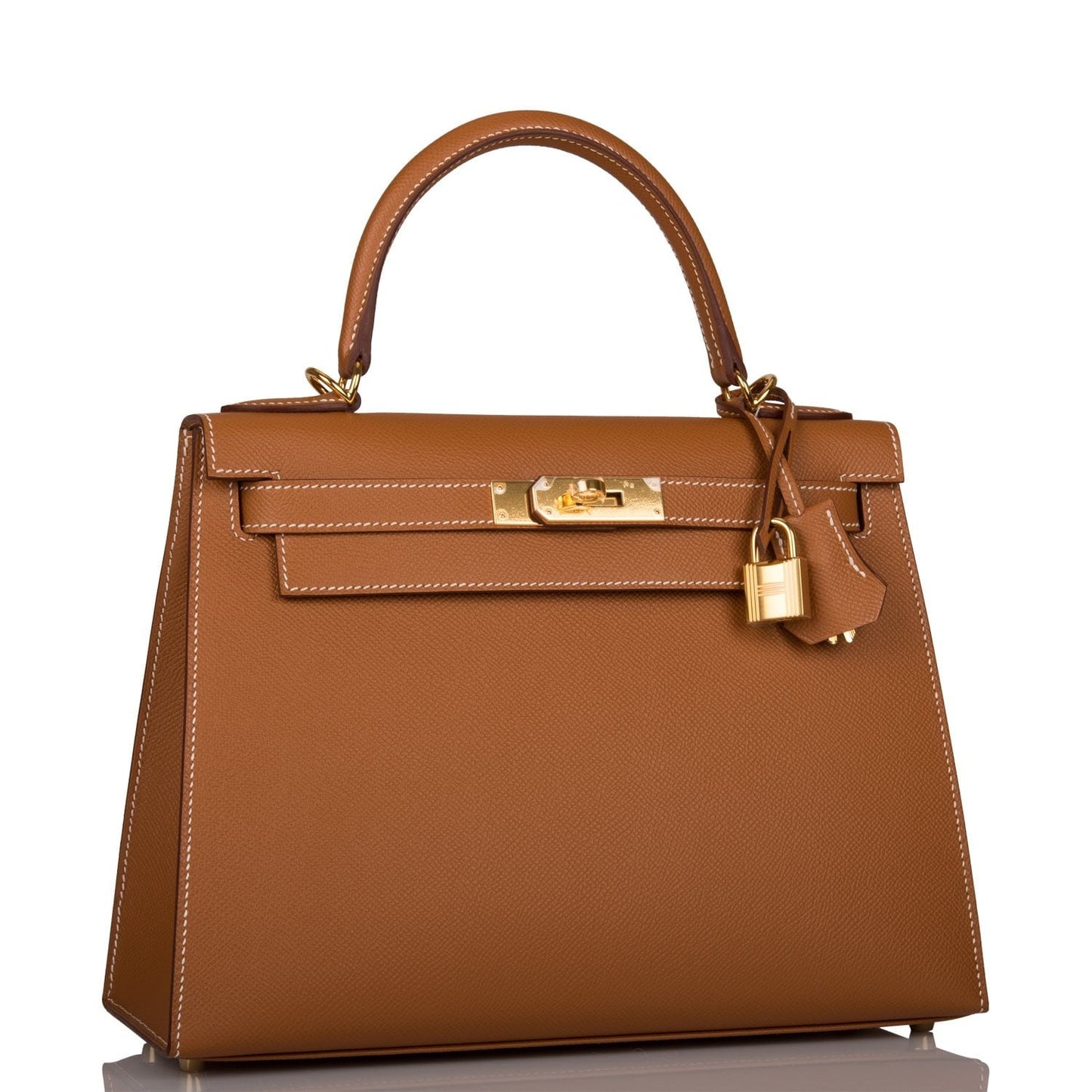 Hermes Kelly Sellier 28 Gold Epsom Gold Hardware