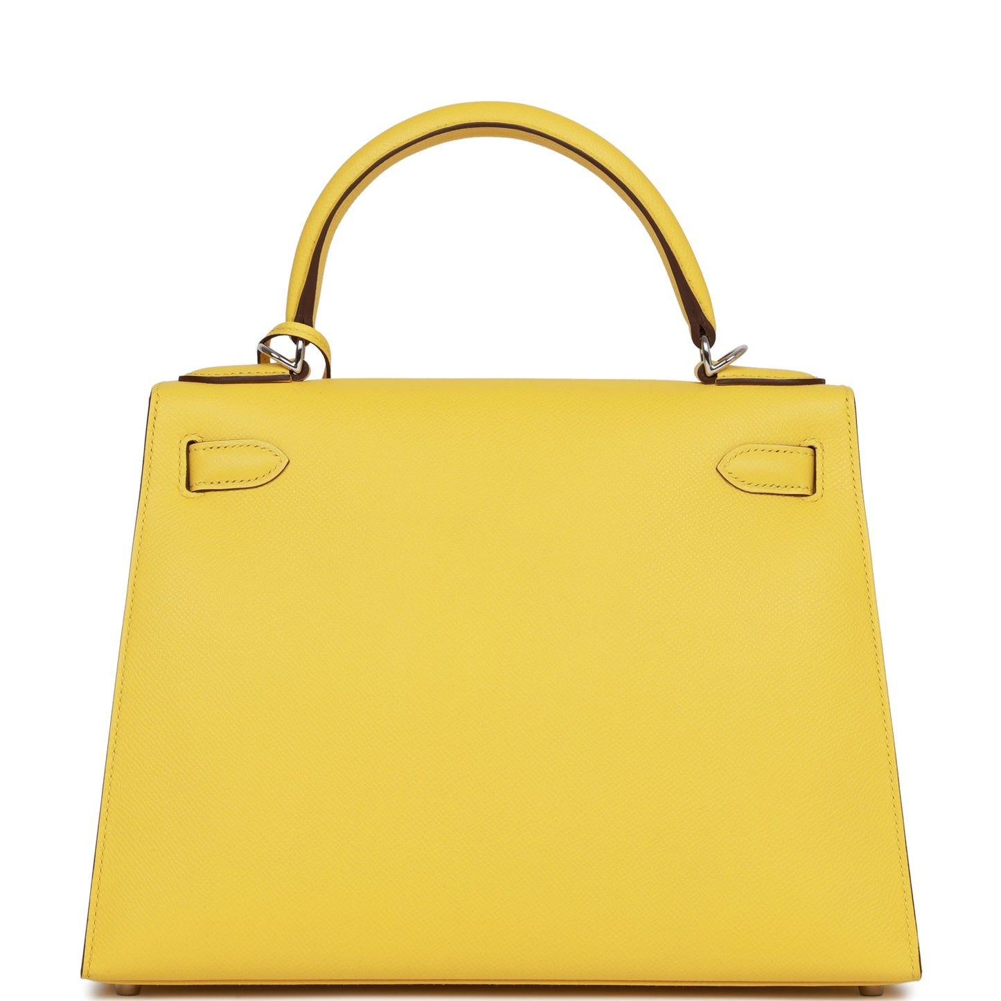 Hermes Kelly Sellier 28 Jaune de Naples Epsom Palladium Hardware