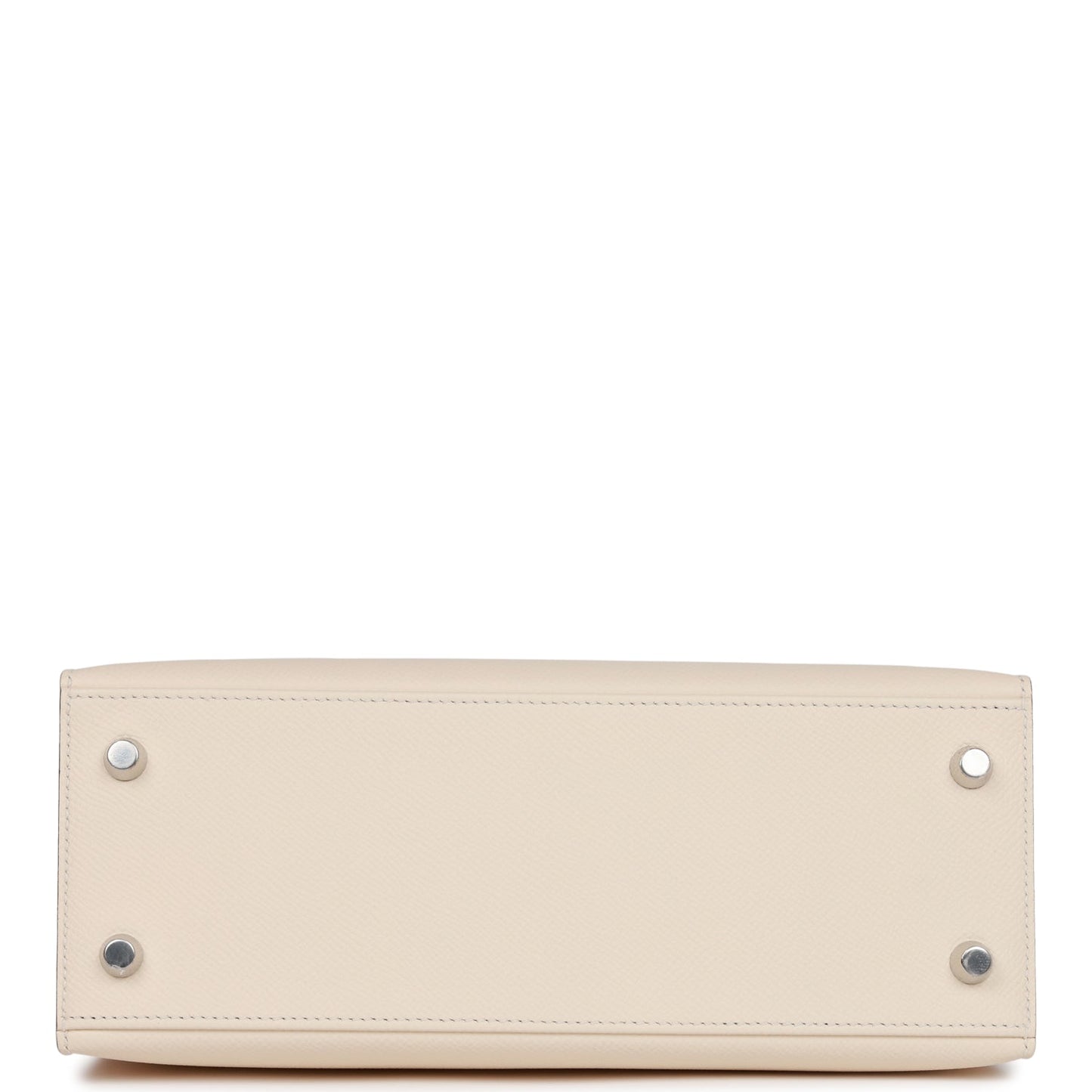 Hermes Kelly Sellier 25 Tri-Color Nata, Chai and Gris Meyer Epsom Palladium Hardware