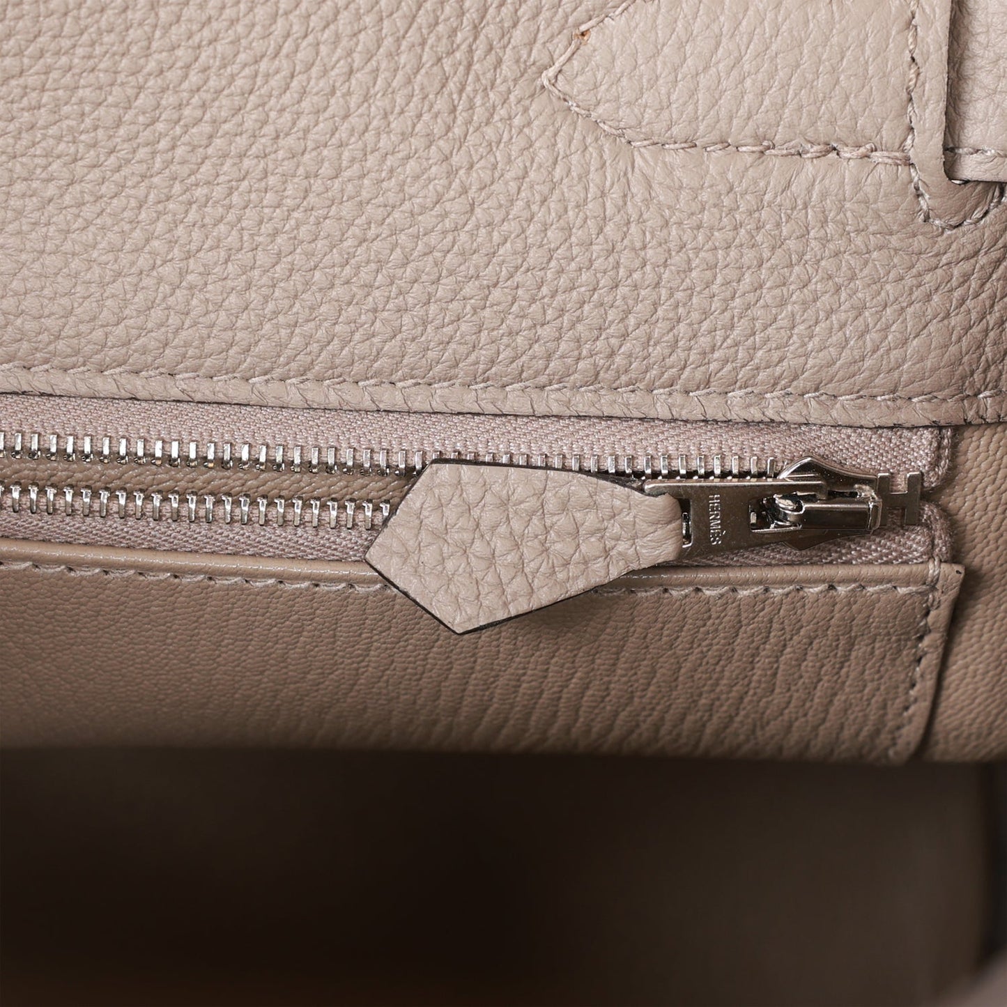 Hermes Kelly Retourne 32 Gris Asphalte Togo Palladium Hardware