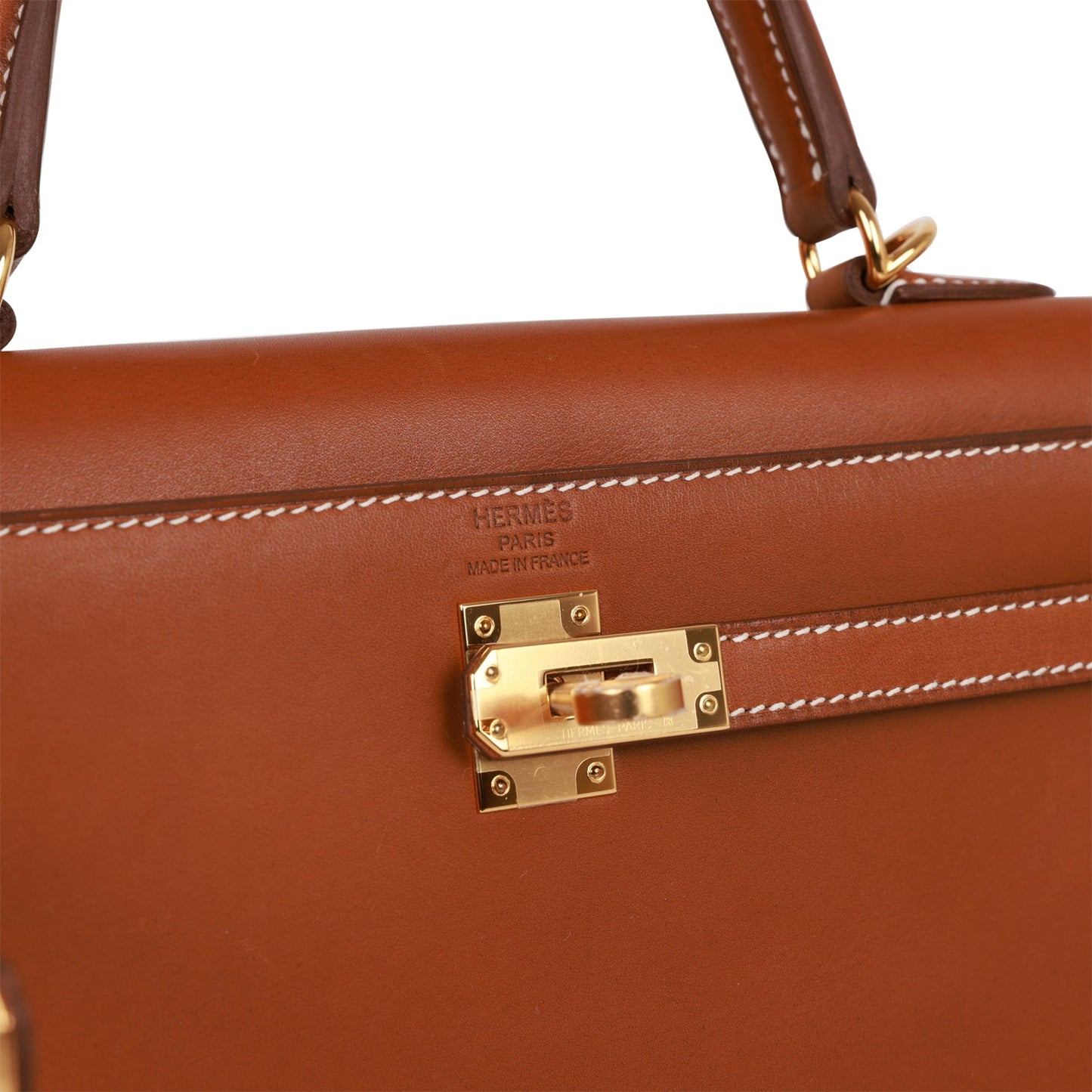 Hermes Kelly Sellier 25 Fauve Barenia Gold Hardware