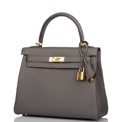 Hermes Kelly Retourne 25 Etain Togo Gold Hardware - Deposit 2 for Zl