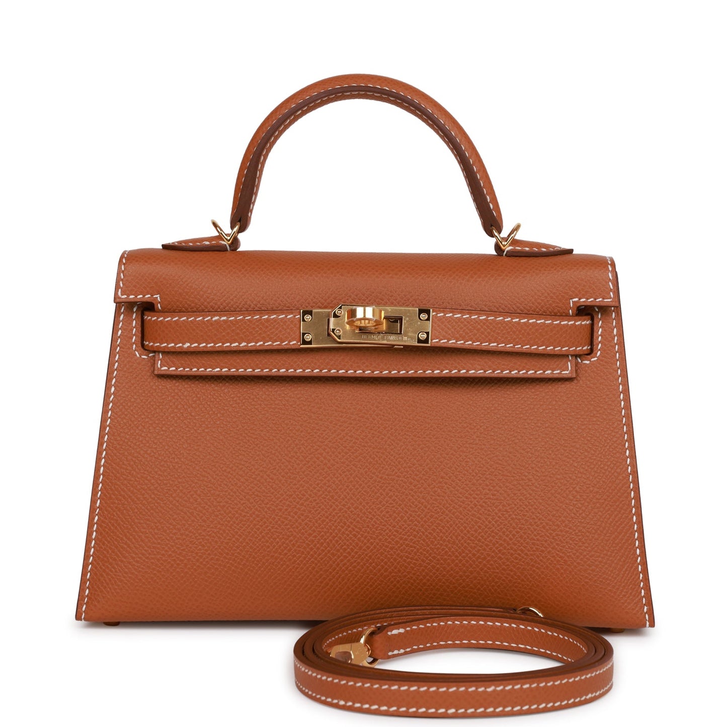 Hermes Kelly Sellier 20 Gold Epsom Gold Hardware