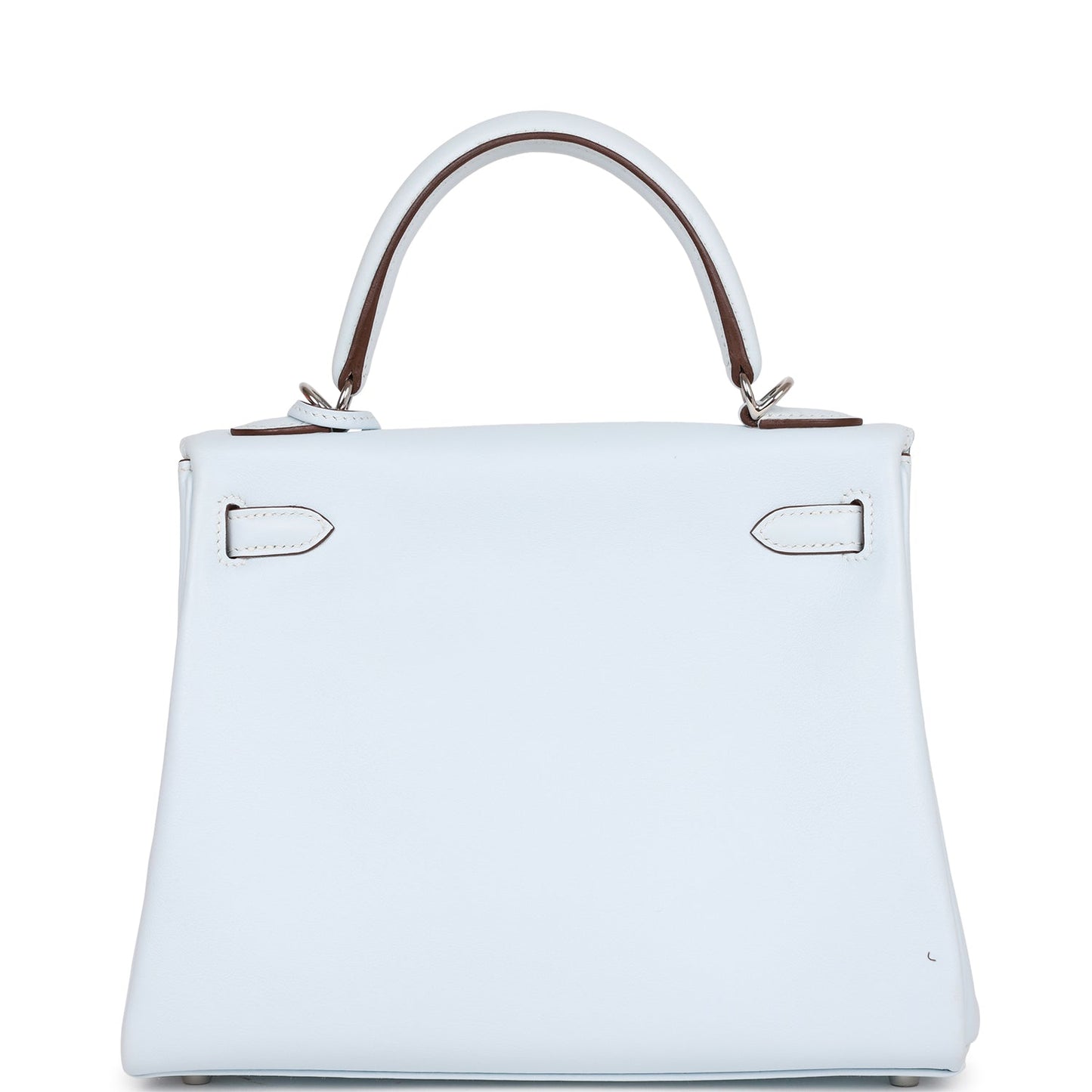 Hermes Kelly Retourne 25 Bleu Brume Swift Palladium Hardware