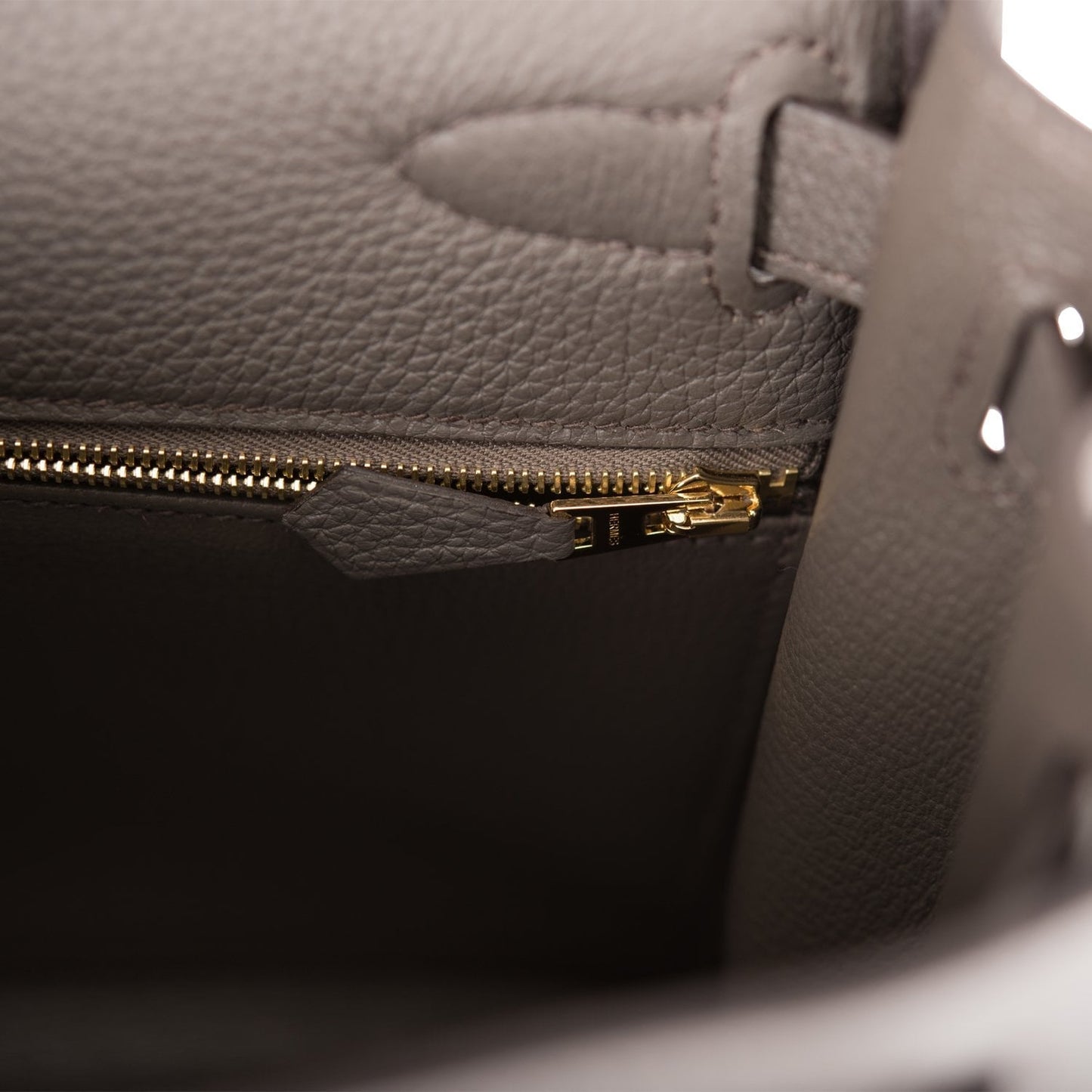 Hermes Kelly Retourne 28 Etain Togo Gold Hardware