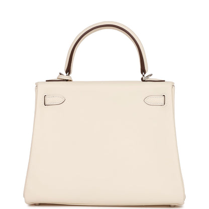 Hermes Kelly Retourne 25 In & Out Nata Swift Palladium Hardware