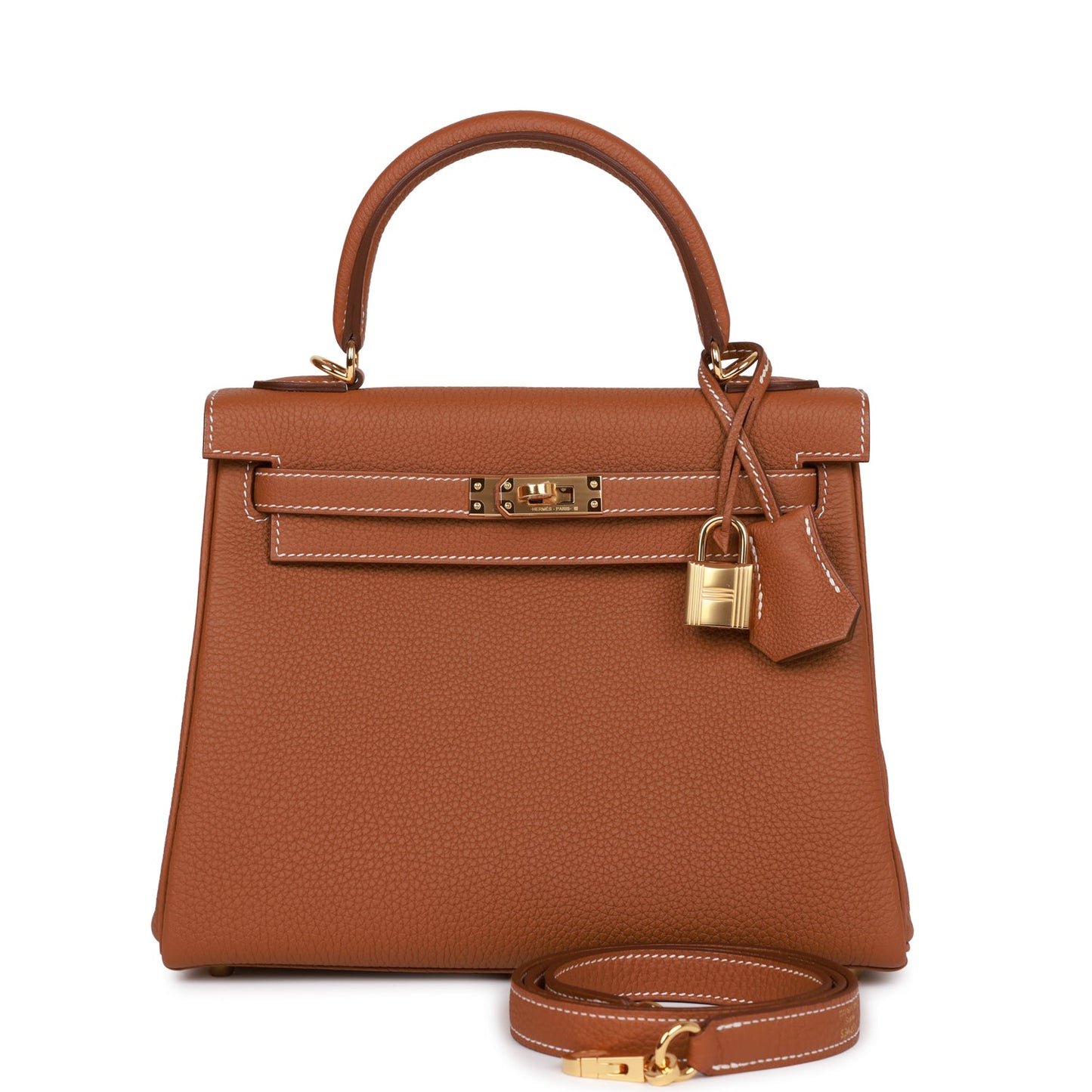 Hermes Kelly Retourne 25 Gold Togo Gold Hardware