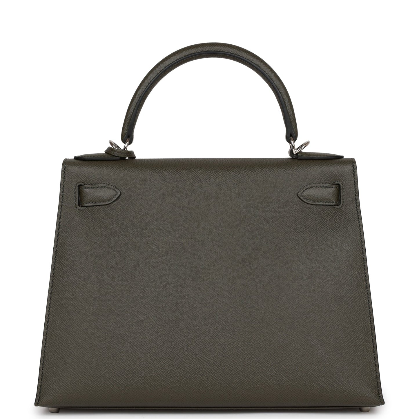 Hermes Kelly Sellier 28 Vert De Gris Epsom Palladium Hardware