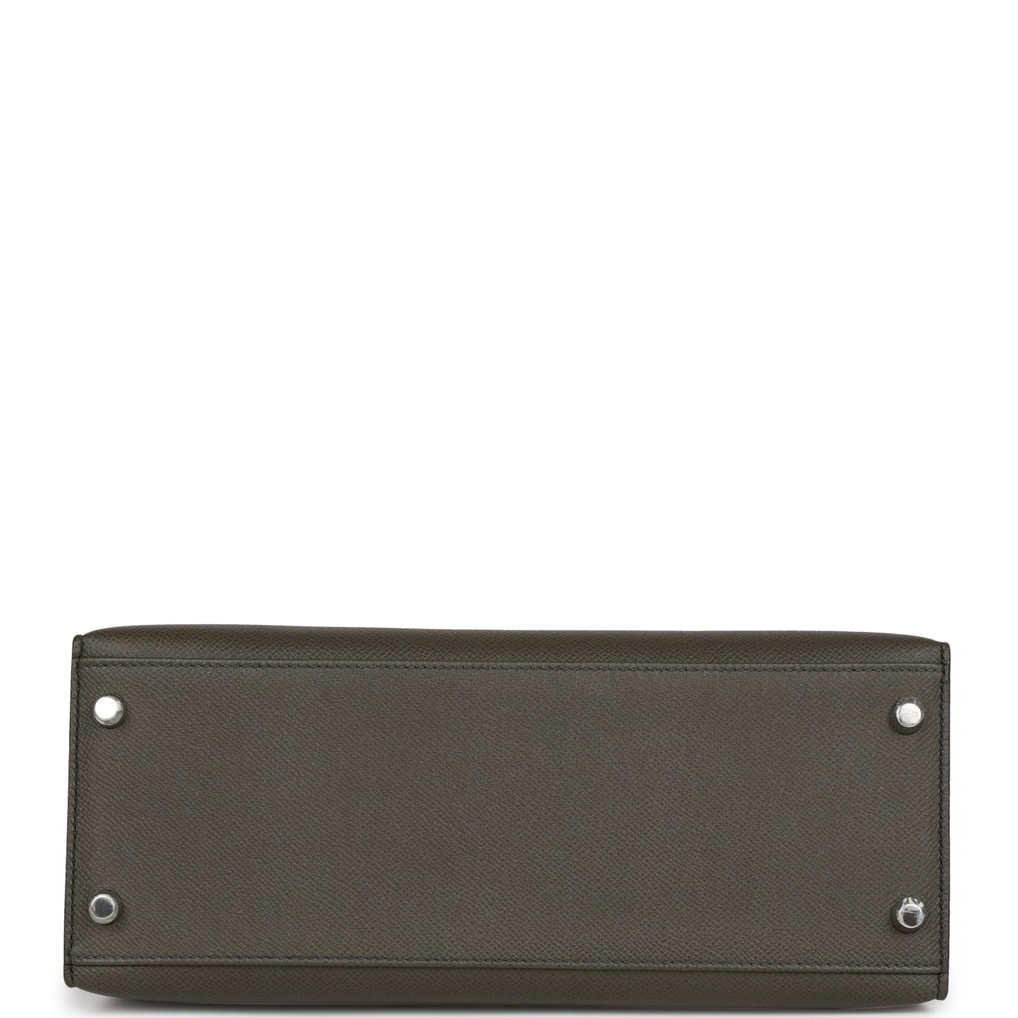 Hermes Kelly Sellier 28 Vert De Gris Epsom Palladium Hardware