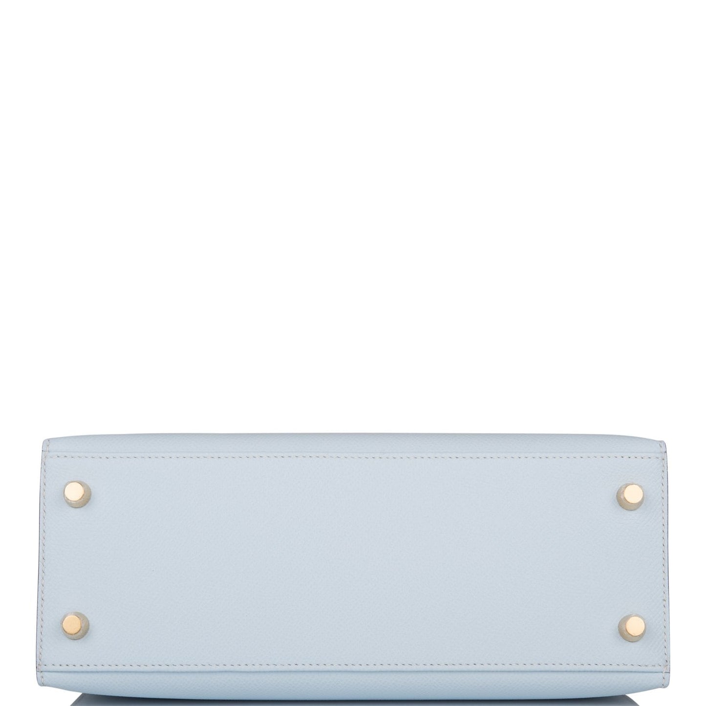 Hermes Kelly Sellier 25 Bleu Brume Epsom Gold Hardware