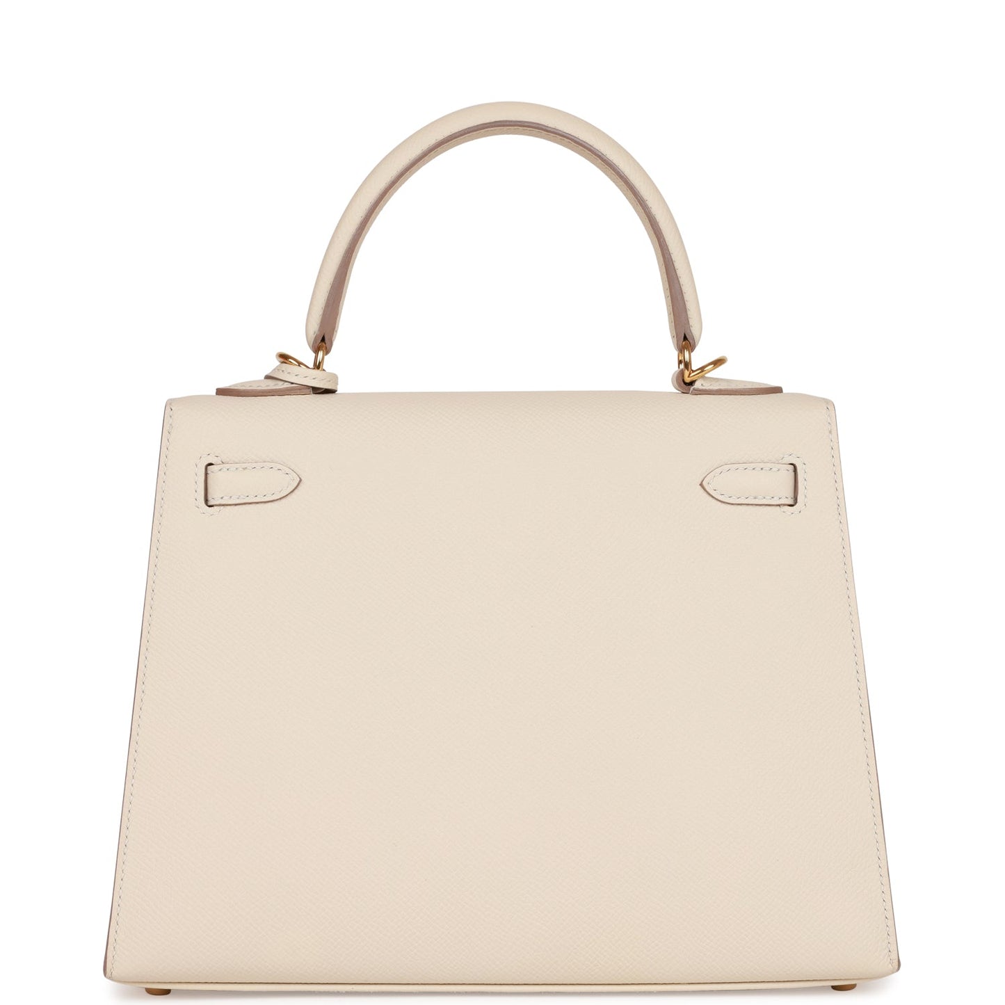 Hermes Kelly Sellier 25 Craie Epsom Gold Hardware