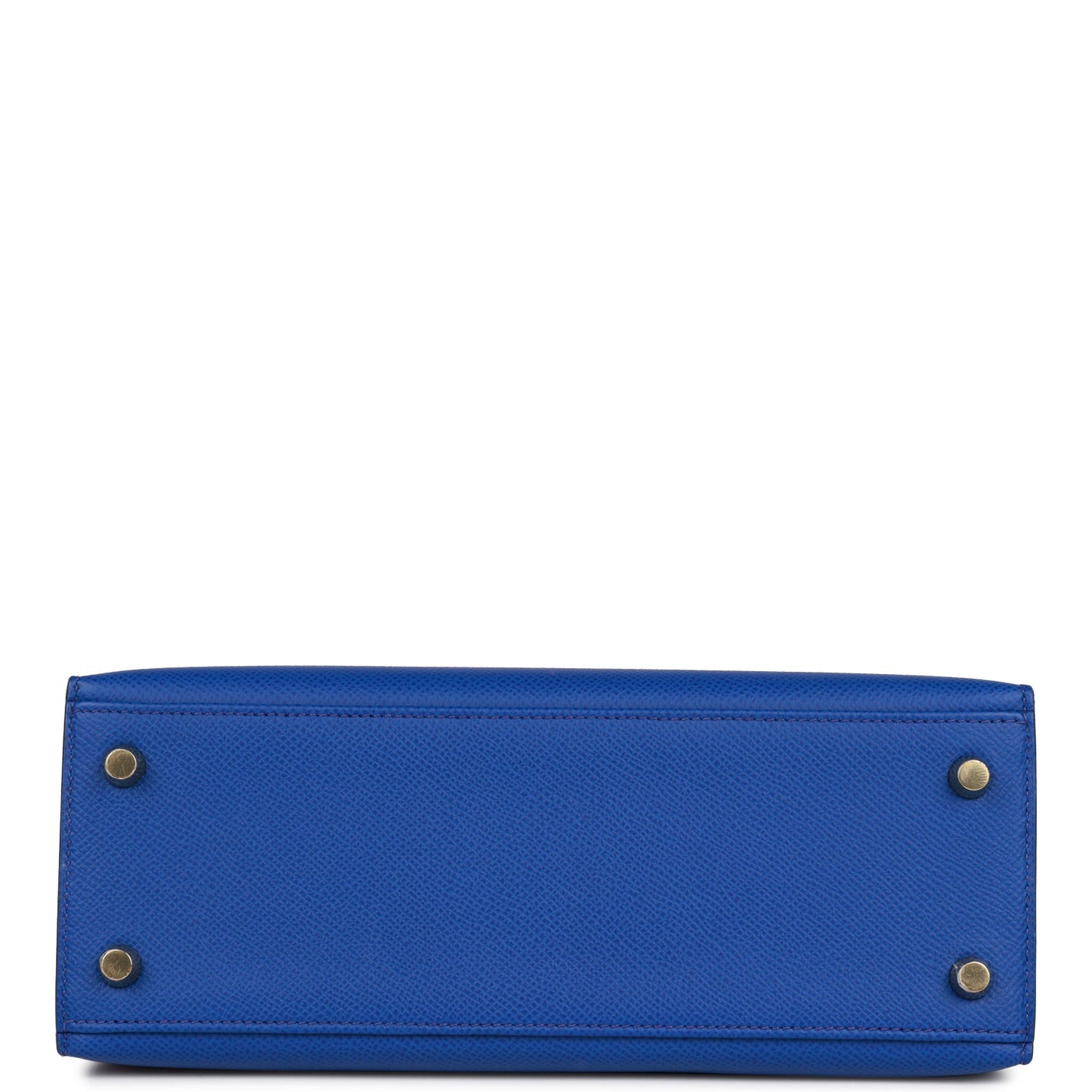 Hermes Kelly Sellier 25 Bleu Royal Epsom Gold Hardware