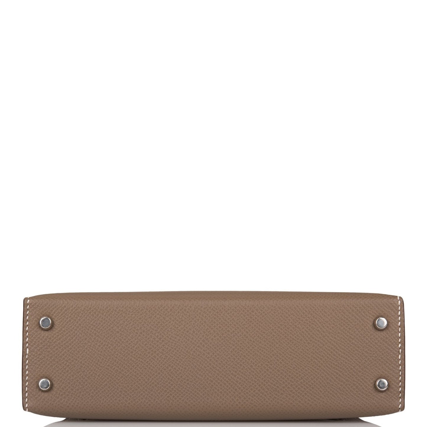 Hermes Kelly Sellier 20 Etoupe Epsom Palladium Hardware