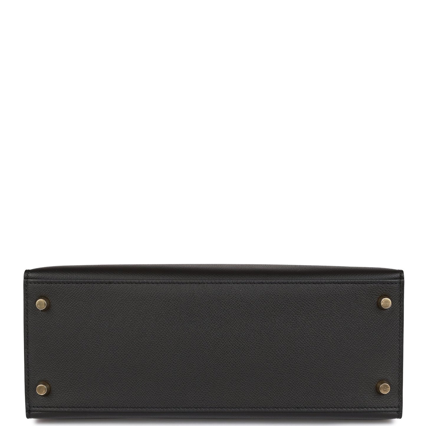 Hermes Kelly Sellier 28 Black Epsom Gold Hardware