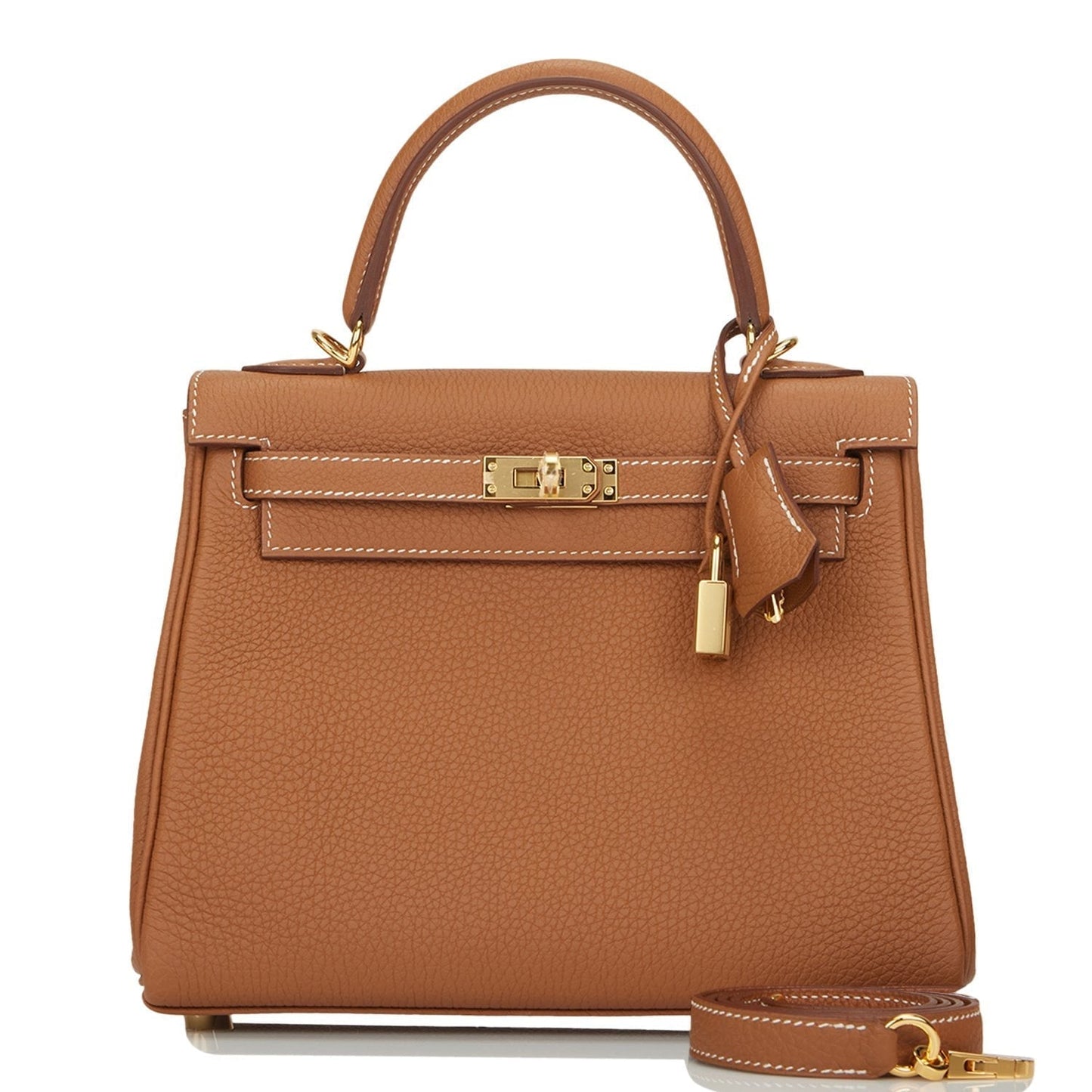 Hermes Kelly Retourne 25 Gold Togo Gold Hardware