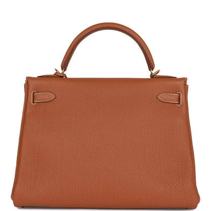 Hermes Kelly Retourne 32 Gold Togo Gold Hardware