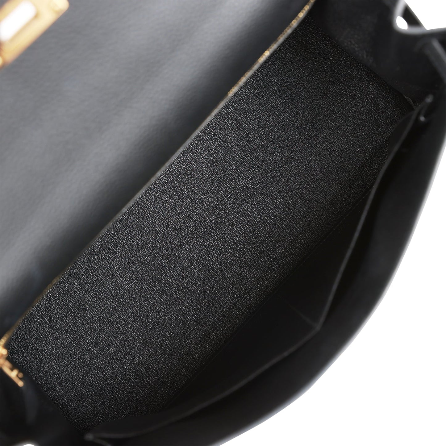 Hermes Kelly Retourne 32 Black Togo Gold Hardware