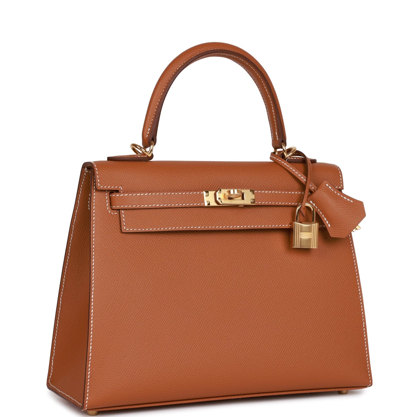 Hermes Kelly Sellier 25 Gold Epsom Gold Hardware