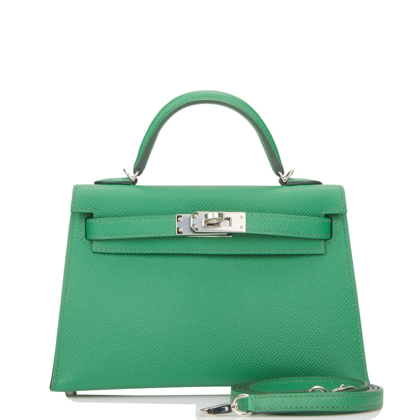 Hermes Kelly Sellier 20 Cactus Verso Epsom Palladium Hardware