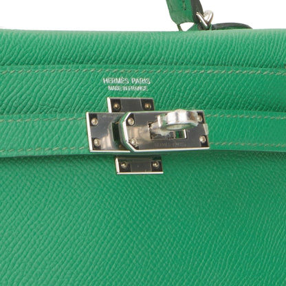 Hermes Kelly Sellier 20 Cactus Verso Epsom Palladium Hardware