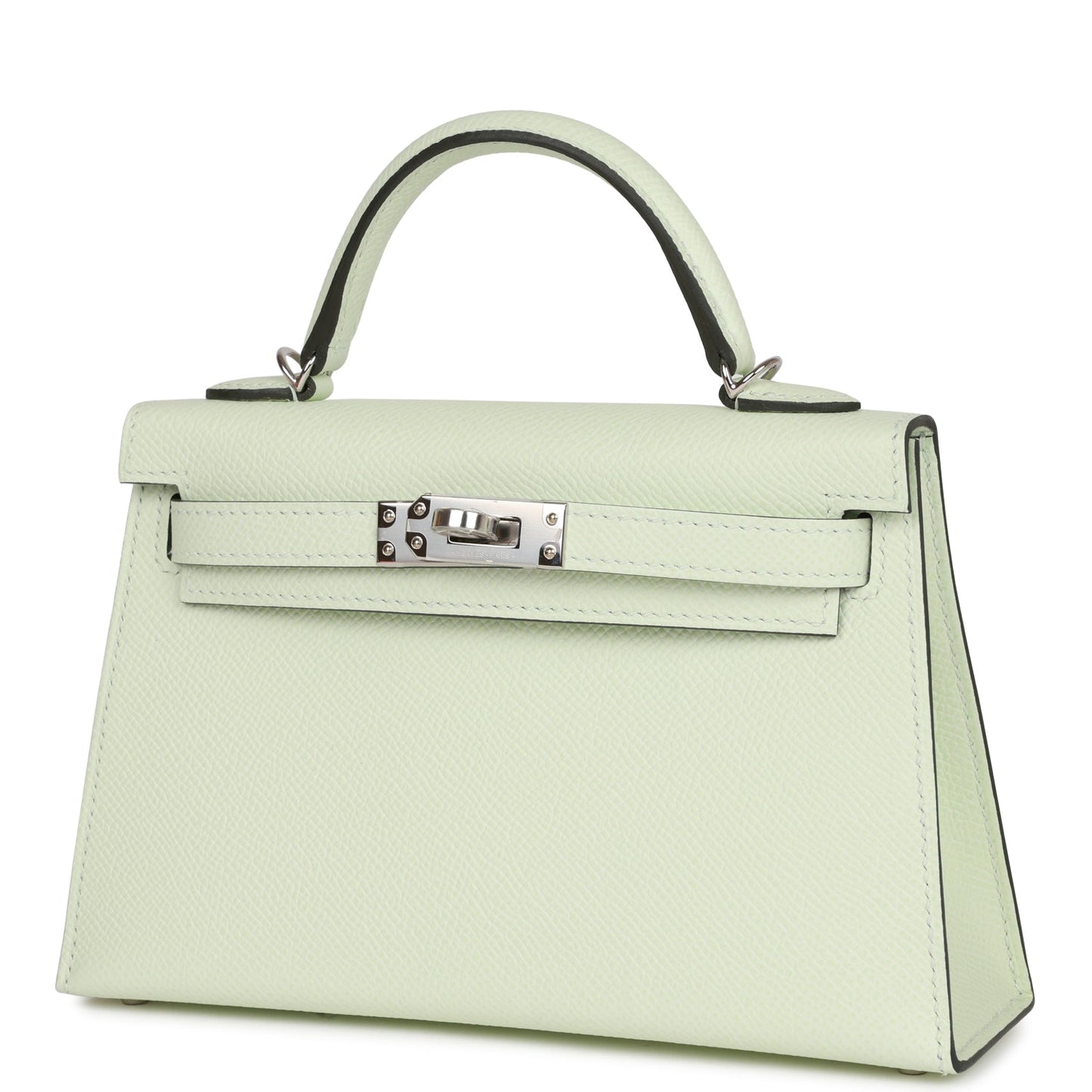 Hermes Kelly Sellier 20 Vert Fizz Epsom Palladium Hardware