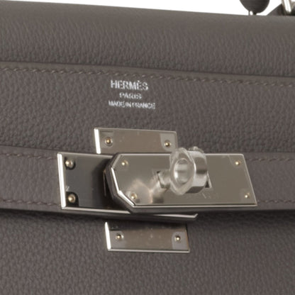 Hermes Kelly Retourne 28 Etain Togo Palladium Hardware