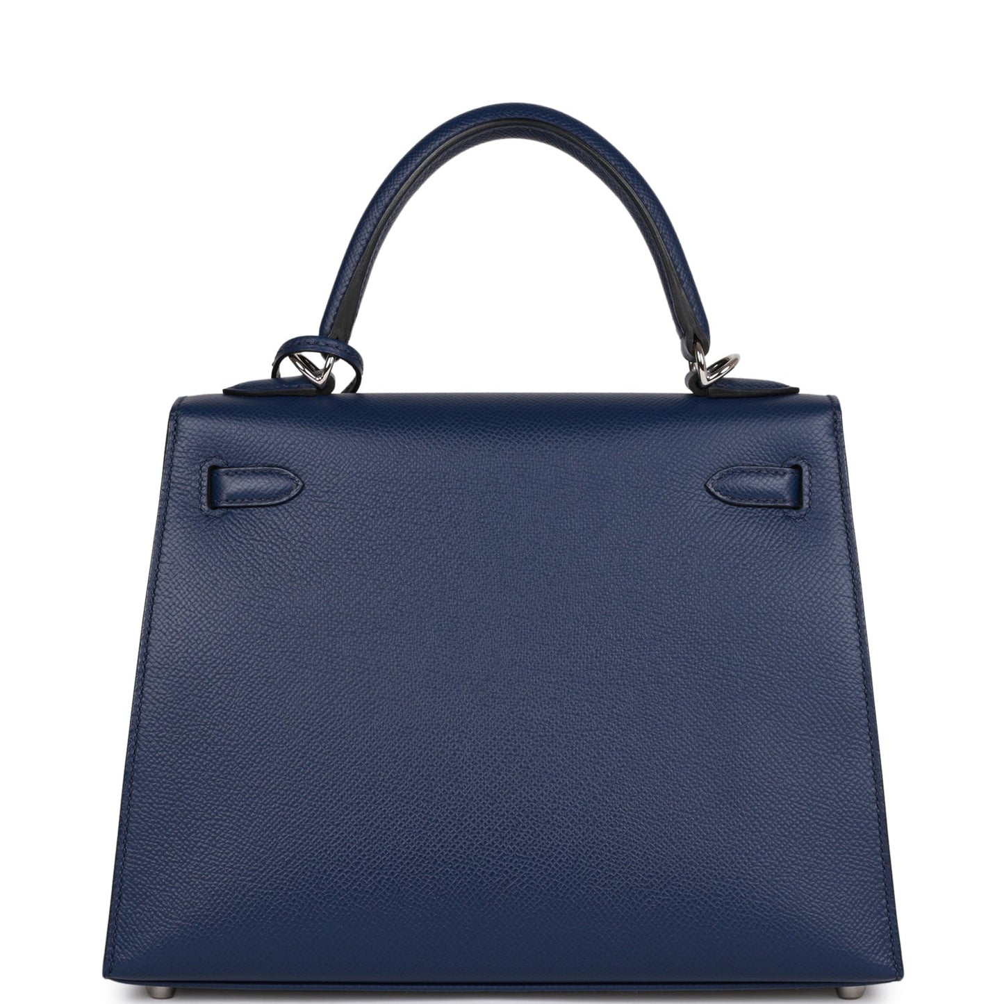 Hermes Kelly Sellier 25 Bleu Saphir Epsom Palladium Hardware