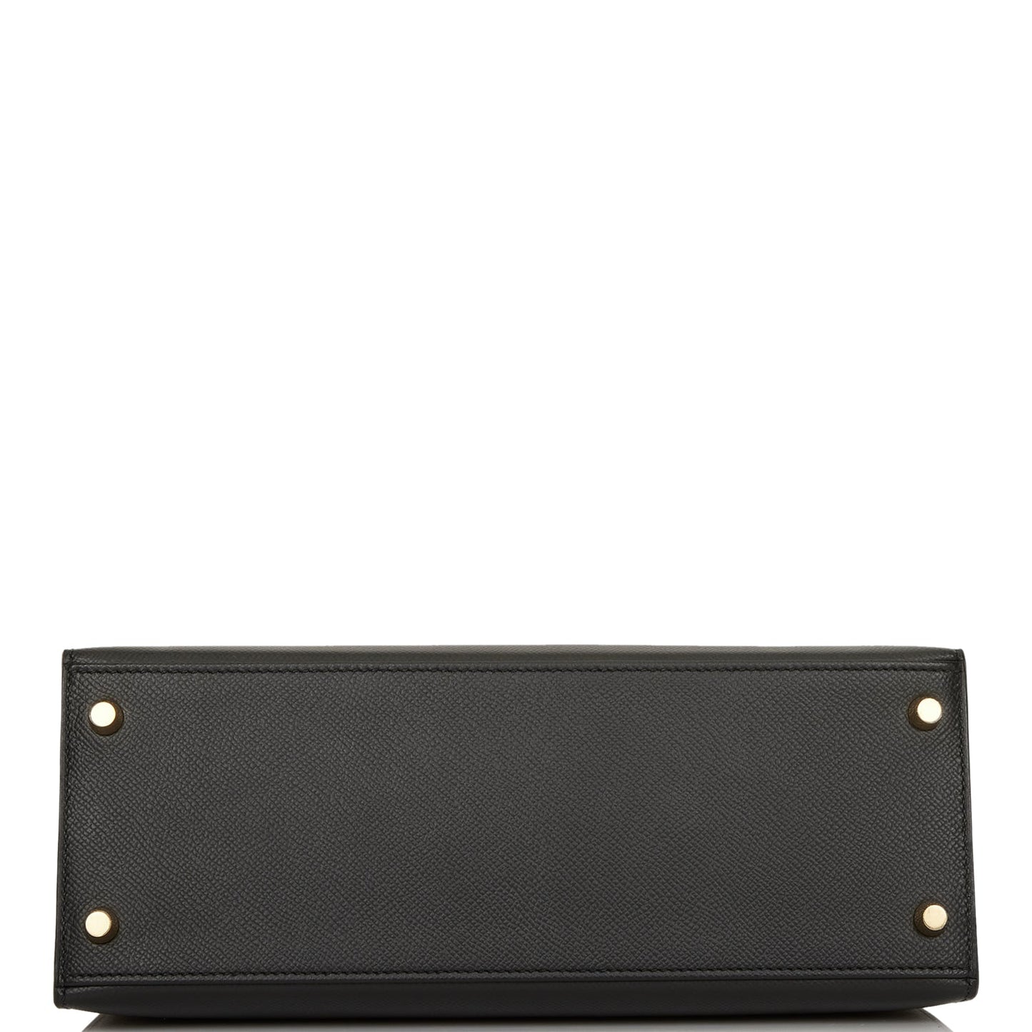 Hermes Kelly Sellier 28 Black Epsom Gold Hardware