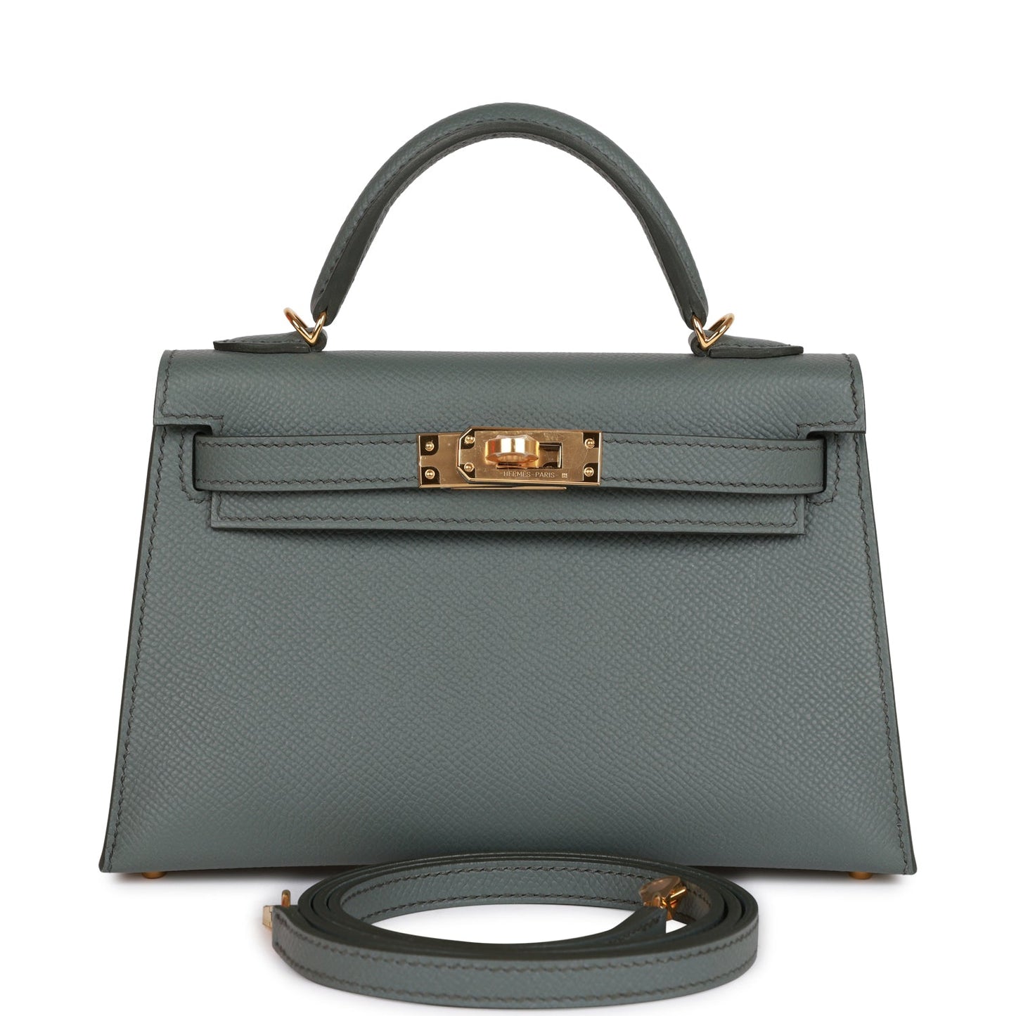 Hermes Kelly Sellier 20 Vert Amande Epsom Gold Hardware