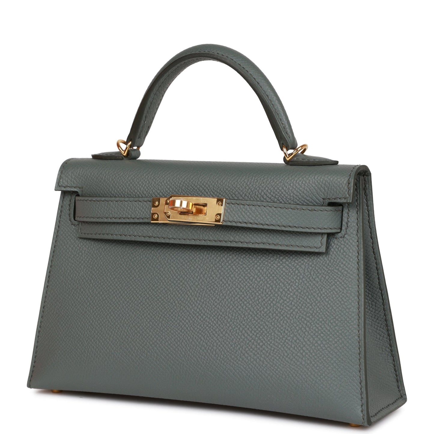 Hermes Kelly Sellier 20 Vert Amande Epsom Gold Hardware