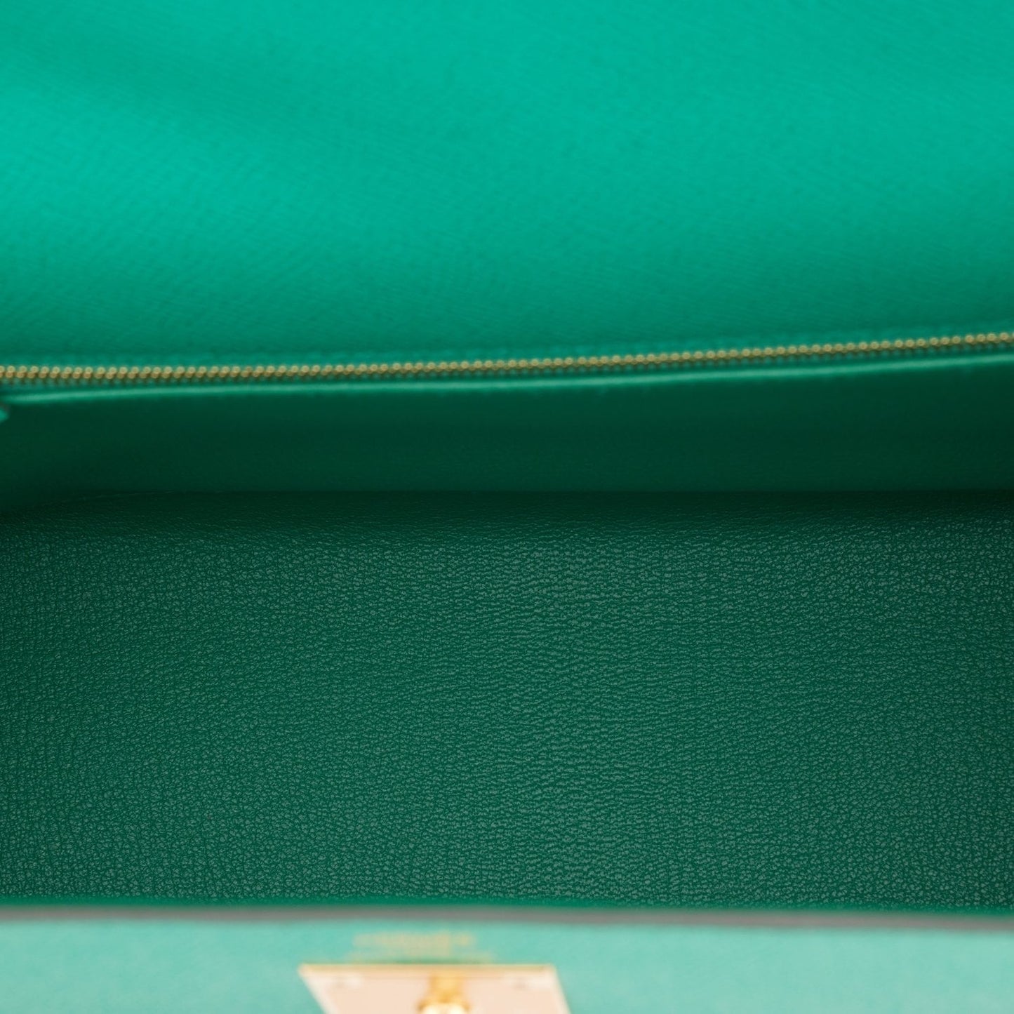 Hermes Kelly Sellier 28 Vert Jade Epsom Gold Hardware