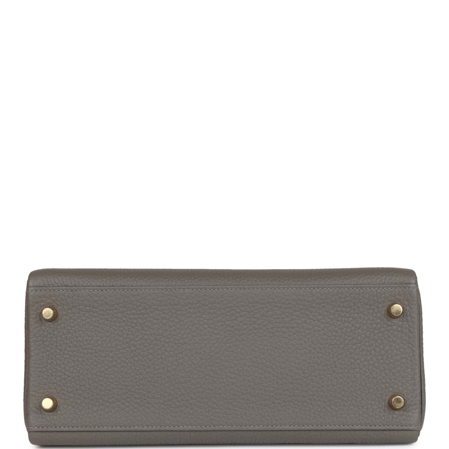 Hermes Kelly Retourne 28 Gris Meyer Clemence Gold Hardware