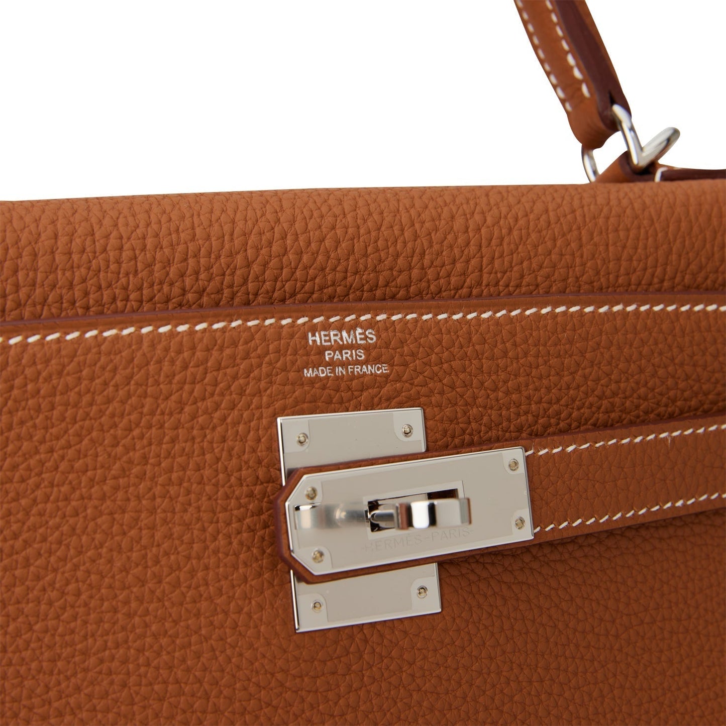 Hermes Kelly Retourne 28 Gold Togo Palladium Hardware