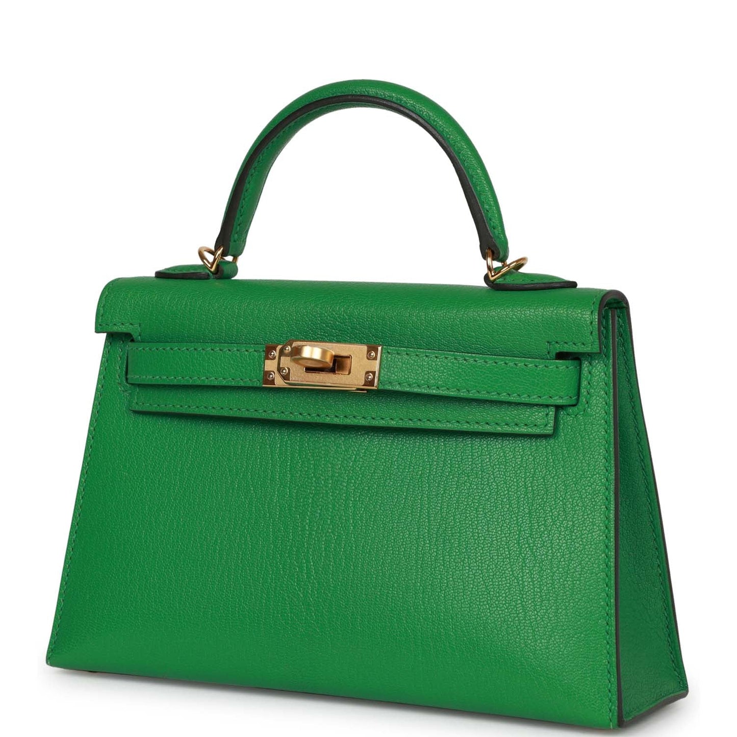 Hermes Kelly Sellier 20 Bambou Chevre Gold Hardware