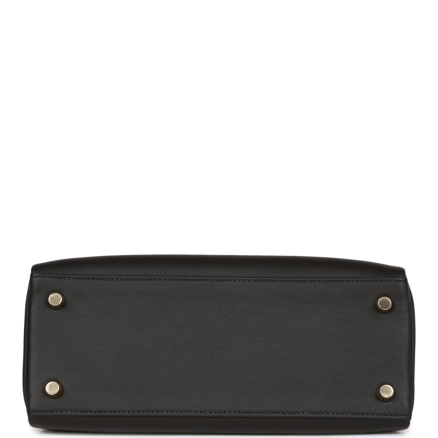 Hermes Kelly Retourne 25 Black Swift Gold Hardware