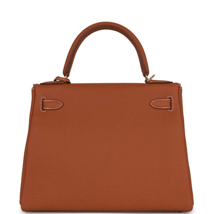 Hermes Kelly Retourne 28 Gold Togo Gold Hardware