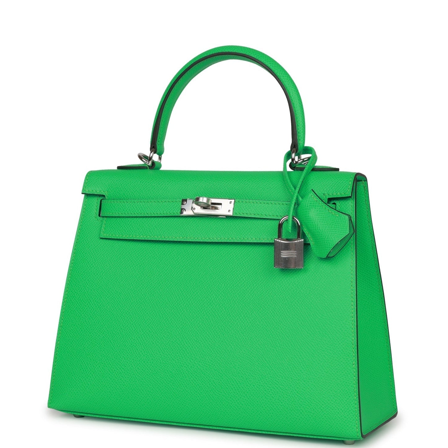 Hermes Kelly Sellier 25 Vert Comics Epsom Palladium Hardware