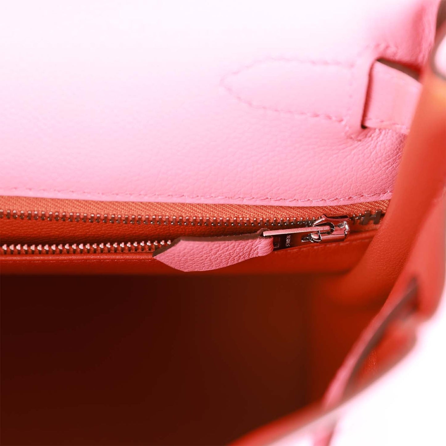 Hermes Kelly Retourne 28 Rose D'Ete Verso Evercolor Palladium Hardware