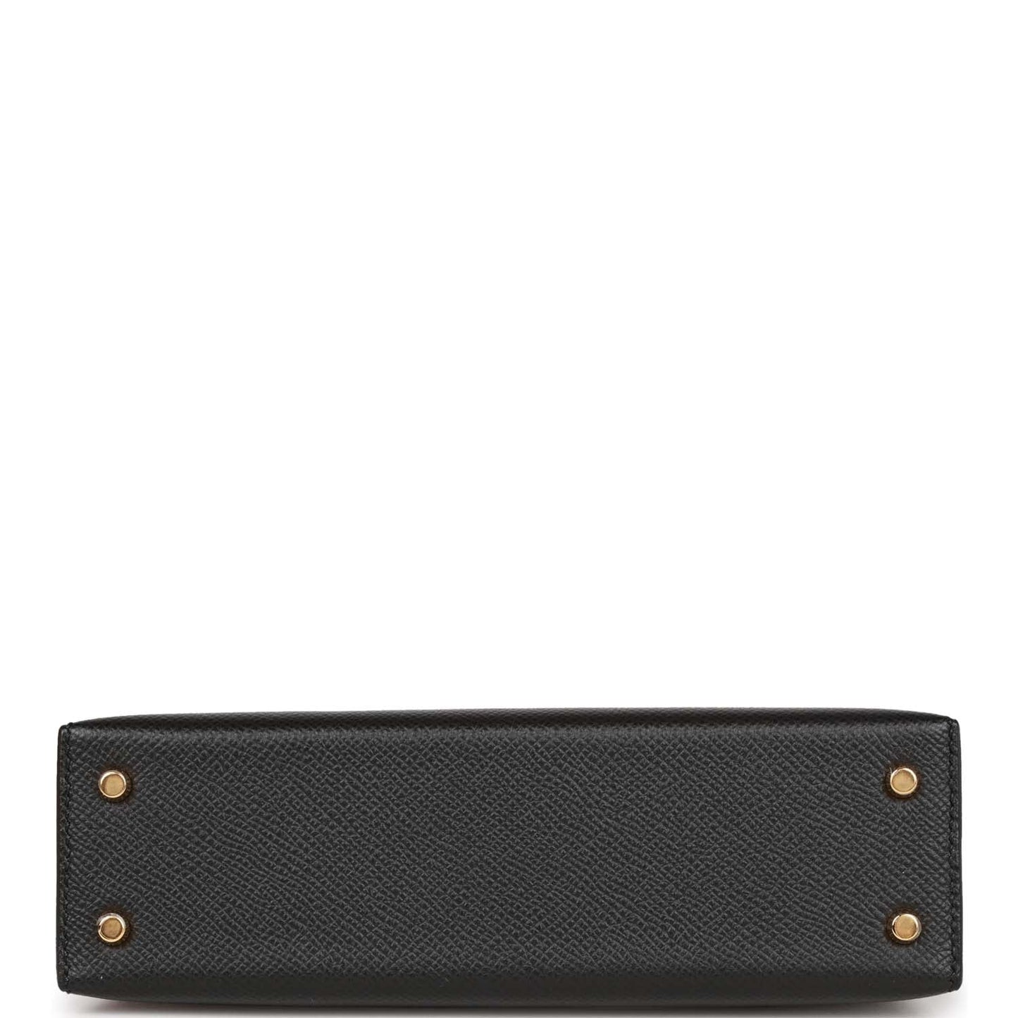 Hermes Kelly Sellier 20 Black Epsom Gold Hardware