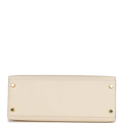 Hermes Kelly Sellier 28 Nata Epsom Gold Hardware