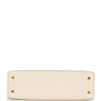 Hermes Kelly Sellier 20 Nata Epsom Gold Hardware