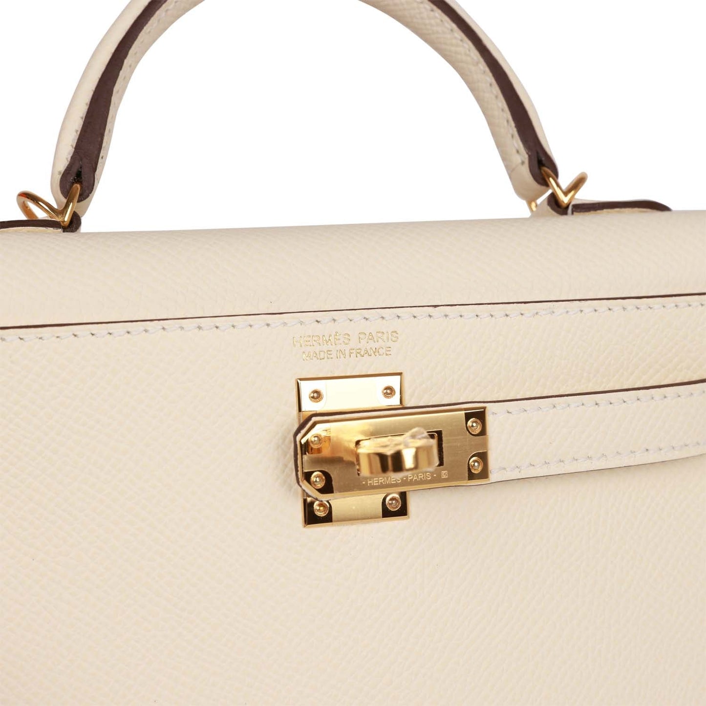 Hermes Kelly Sellier 20 Nata Epsom Gold Hardware