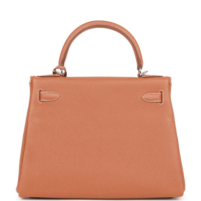 Hermes Kelly Sellier 28 Gold Togo Palladium Hardware