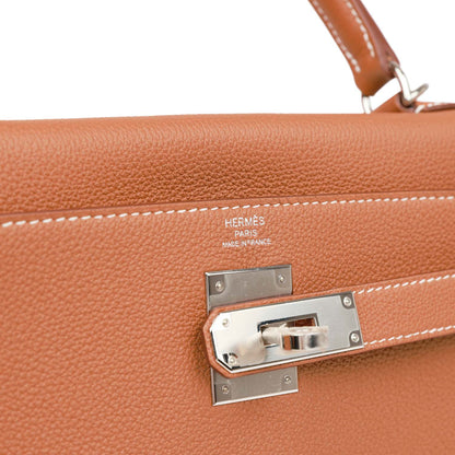 Hermes Kelly Sellier 28 Gold Togo Palladium Hardware