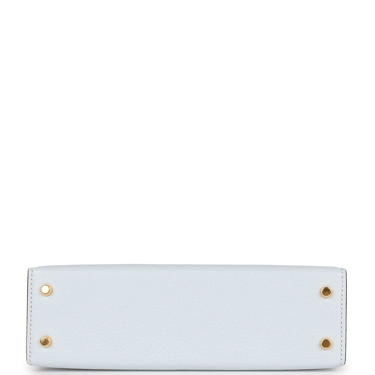 Hermes Kelly Sellier 20 Bleu Brume Chevre Gold Hardware